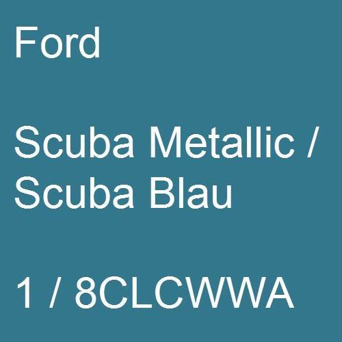 Ford, Scuba Metallic / Scuba Blau, 1 / 8CLCWWA.